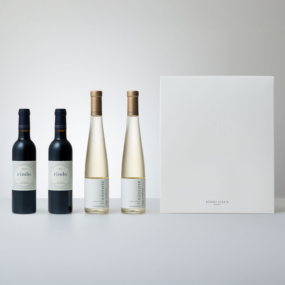 フラッグシップセット (紫鈴 2022 ハーフボトル2本&あさつゆ 2024 ハーフボトル2本)