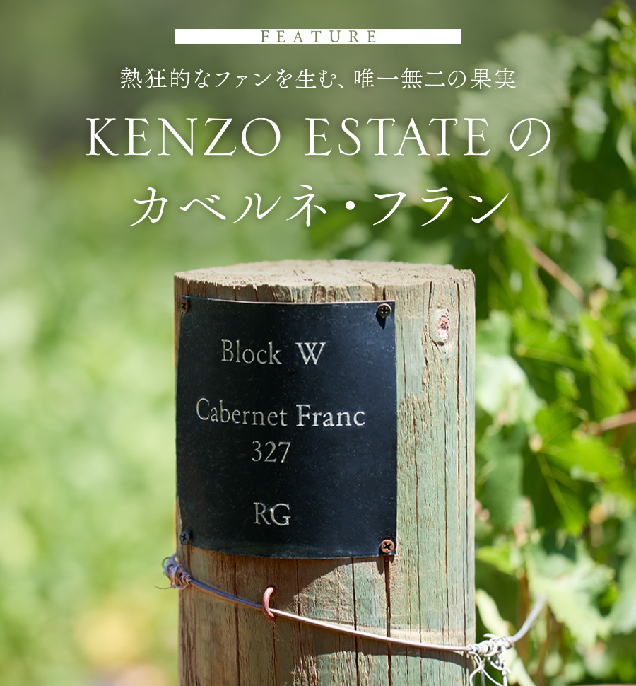 FEATURE　熱狂的なファンを生む、唯一無二の果実　KENZO ESTATEのカベルネ・フラン